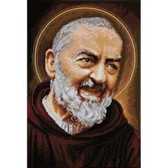 Deimantinė mozaika Padre Pio 32x47 cm kaina ir informacija | Deimantinės mozaikos | pigu.lt
