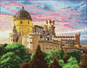 Deimantinė mozaika Pena National Palace Sintra Portugal 47x37 cm kaina ir informacija | Deimantinės mozaikos | pigu.lt