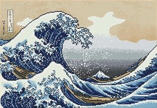 Deimantinė mozaika The great wave 57x39 cm kaina ir informacija | Deimantinės mozaikos | pigu.lt