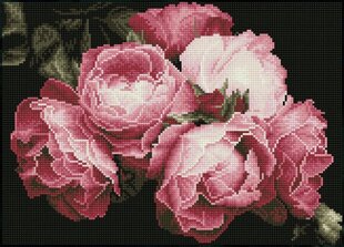 Deimantinė mozaika Vintage roses 43x31 cm kaina ir informacija | Deimantinės mozaikos | pigu.lt