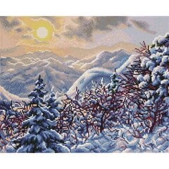 Deimantinė mozaika Golden winter 42x52 cm цена и информация | Алмазная мозаика | pigu.lt