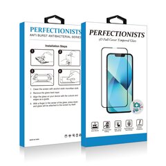 Защитное стекло дисплея 5D Perfectionists Tempered Glass Apple iPhone 14 Pro выгнутое черное цена и информация | Защитные пленки для телефонов | pigu.lt