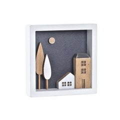 Декоративная фигура DKD Home Decor Белый Дом (15 x 3.5 x 15 см) цена и информация | Детали интерьера | pigu.lt