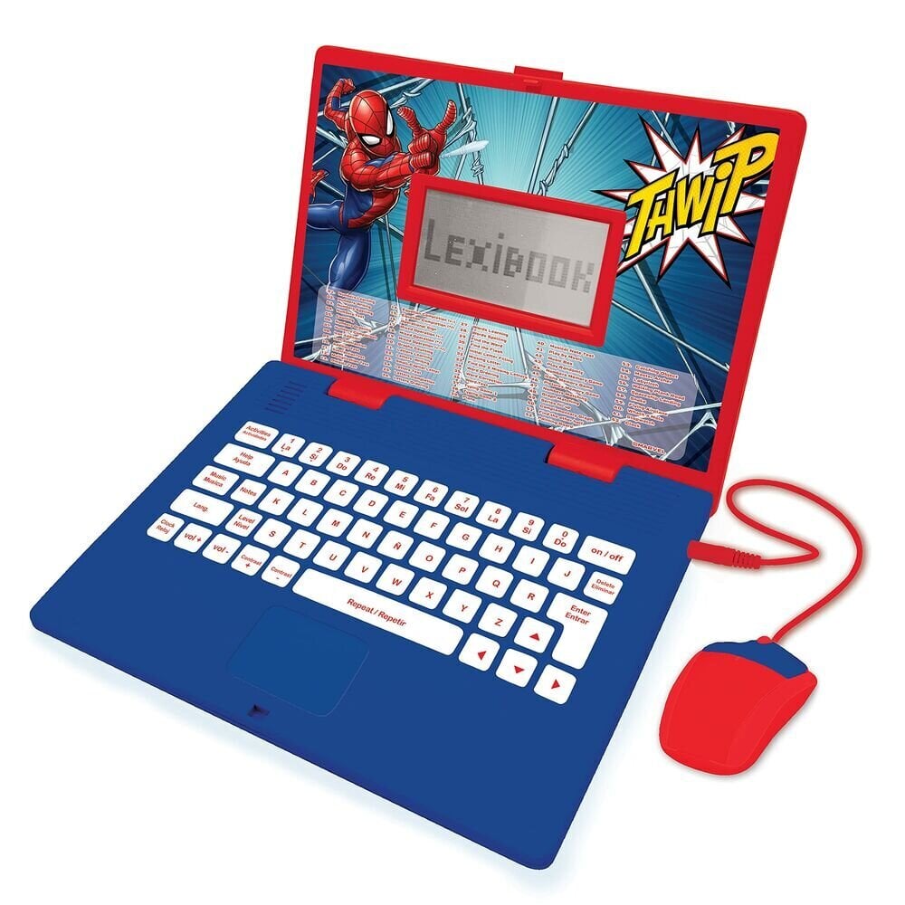 Nešiojamasis kompiuteris Spiderman Lexibook JC598SPi2 Vaikiškas kaina ir informacija | Lavinamieji žaislai | pigu.lt