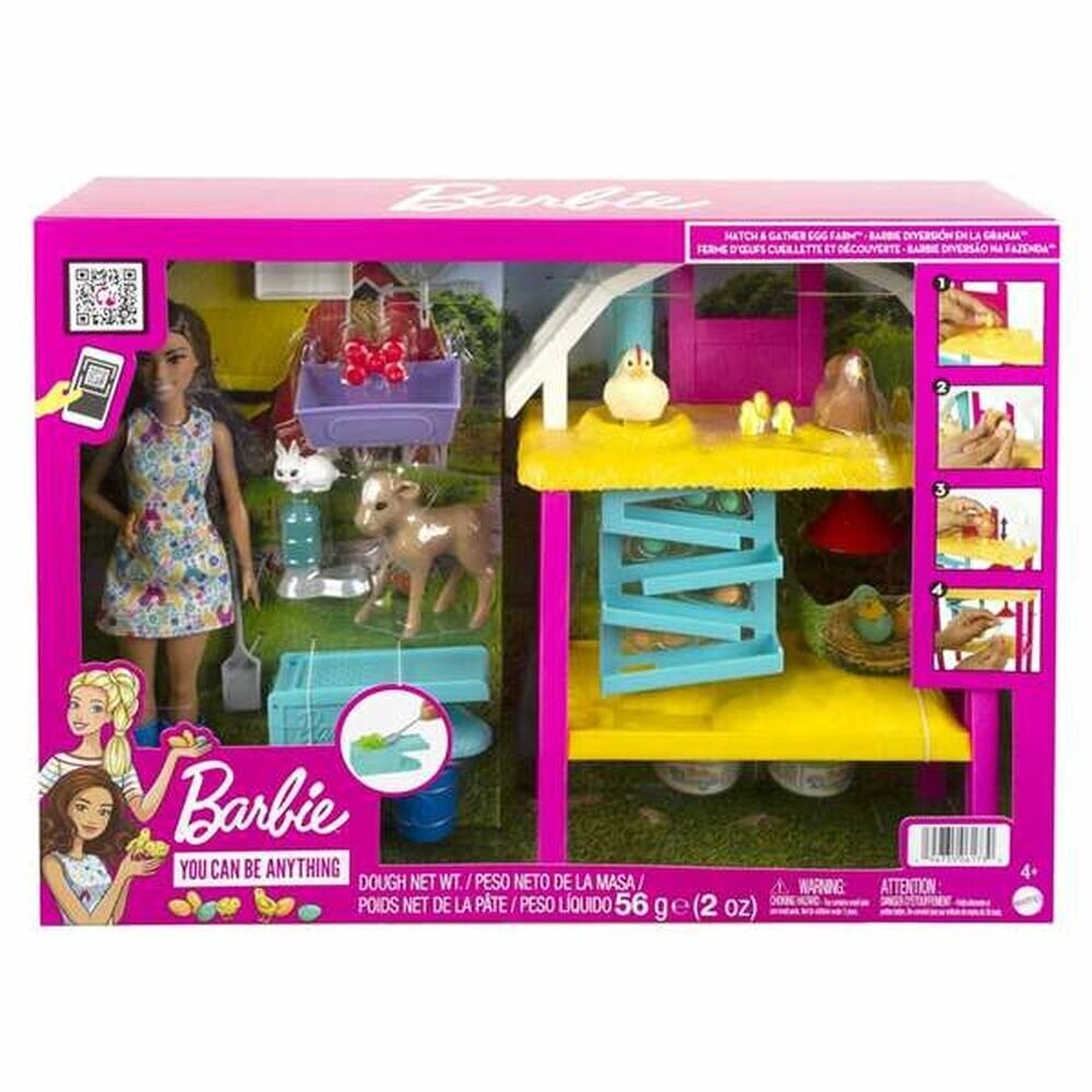 Ūkis su gyvūnais Mattel Barbie and Her Farm HGY88 kaina ir informacija | Žaislai mergaitėms | pigu.lt