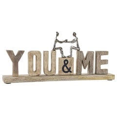 Декоративная фигура DKD Home Decor You & Me (54 x 7.5 x 24 см) цена и информация | Детали интерьера | pigu.lt