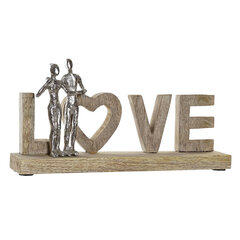 Декоративная фигура DKD Home Decor Love, серебристая (40,5 x 7,5 x 20 cm) цена и информация | Детали интерьера | pigu.lt