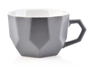 SALLY GEO GREY puodelis 450ml 12x15xh7.8cm kaina ir informacija | Taurės, puodeliai, ąsočiai | pigu.lt
