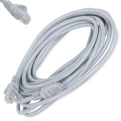 Lan cat5e rj45 ethernet net cable 5m цена и информация | Кабели и провода | pigu.lt