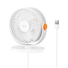 Baseus Serenity desktop oscillating fan (white) цена и информация | Вентиляторы | pigu.lt