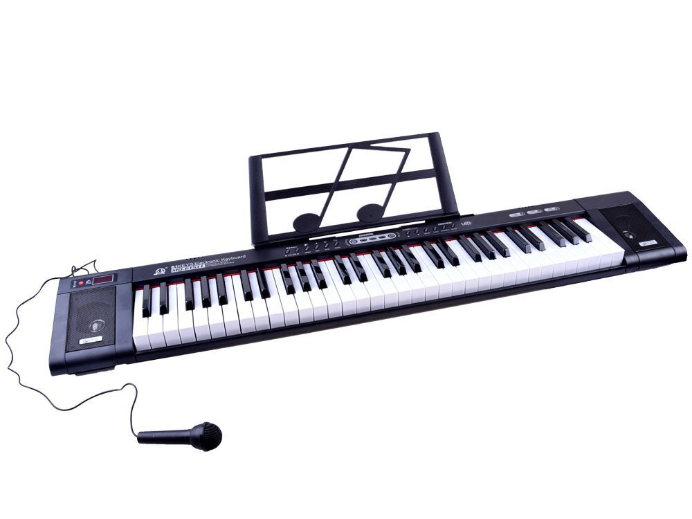 Vaikiškas pianinas 61 apšviečiamas klavišas, MQ6151L цена и информация | Lavinamieji žaislai | pigu.lt