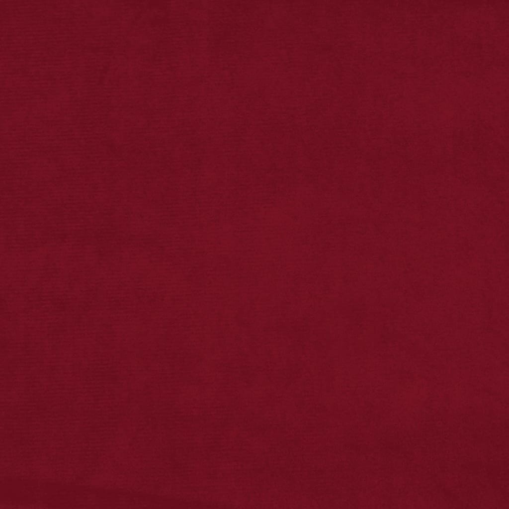 Dvivietė vidaXL sofa-lova su pakoja, raudona kaina ir informacija | Sofos | pigu.lt
