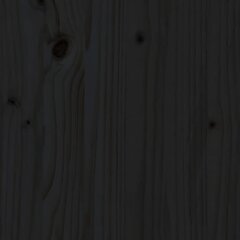 vidaXL Lovos rėmas, juodas, 160x200cm, pušies medienos masyvas цена и информация | Кровати | pigu.lt