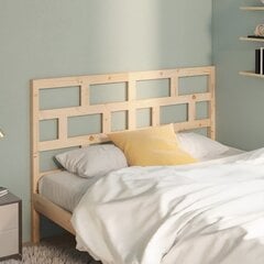 Изголовье кровати, 126x4x100см, коричневое цена и информация | Кровати | pigu.lt