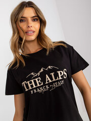 Marškinėliai moterims Variant 254822, juodos spalvos kaina ir informacija | Marškinėliai moterims | pigu.lt