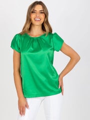 Женская зеленая блуза на каждый день цена и информация | Женские блузки, рубашки | pigu.lt