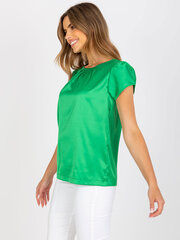 Женская зеленая блуза на каждый день цена и информация | Женские блузки, рубашки | pigu.lt