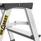 Dvipusės aliuminio kopėčios Drabest DD2 150 kg kaina ir informacija | Buitinės kopėčios, rampos | pigu.lt