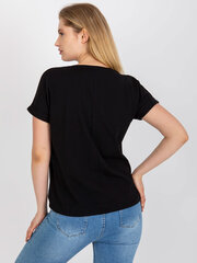 Marškinėliai moterims Variant 259862, juodos spalvos kaina ir informacija | Marškinėliai moterims | pigu.lt