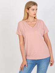 Женская ярко-розовая футболка больших размеров цена и информация | Женские блузки, рубашки | pigu.lt