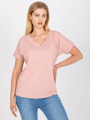 Женская ярко-розовая футболка больших размеров цена и информация | Женские блузки, рубашки | pigu.lt
