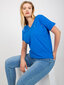 Marškinėliai moterims Variant, mėlyni цена и информация | Palaidinės, marškiniai moterims | pigu.lt