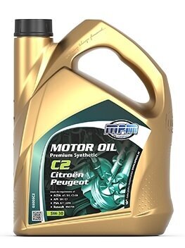 Alyva MPM Motor Oil 5W30 Premium Synthetic C2 Citroën / Peugeot 5L (05005C2) kaina ir informacija | Variklinės alyvos | pigu.lt