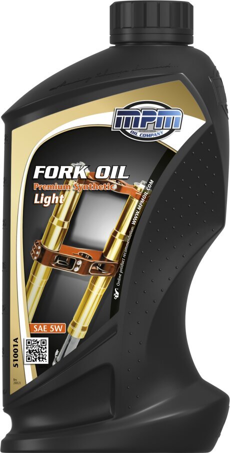 Alyva MPM Fork Oil Light 5W 1L (51001A) kaina ir informacija | Moto alyvos | pigu.lt