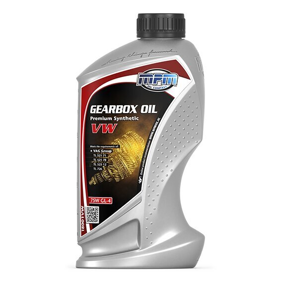 Alyva MPM Gearbox Oil 75W GL-4 Premium Synthetic VW 1L (18001VW) kaina ir informacija | Kitos alyvos | pigu.lt