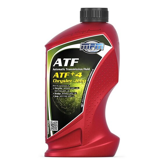 Alyva MPM ATF Automatic Transmission Fluid ATF+4 Chrysler/Jeep 1L (16001CH) kaina ir informacija | Kitos alyvos | pigu.lt