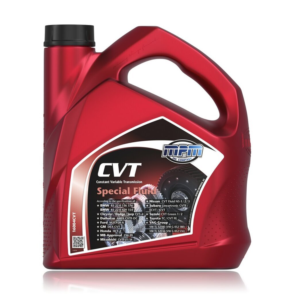 Alyva MPM CVT Constant Variable Transmission Special Fluid 4L (16004CVT) kaina ir informacija | Kitos alyvos | pigu.lt