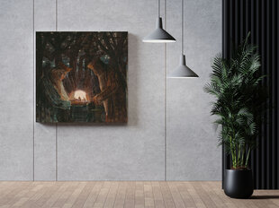 Reprodukcija Karalių Pasaka, Mikalojus Konstantinas Čiurlionis 40x40 cm kaina ir informacija | Reprodukcijos, paveikslai | pigu.lt