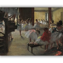 Картина Балетный класс, Эдгар Дега, 60x50 см цена и информация | Репродукции, картины | pigu.lt