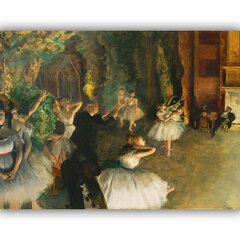 Reprodukcija Baleto repeticija, Edgar Degas 80x65 cm kaina ir informacija | Reprodukcijos, paveikslai | pigu.lt