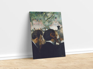 Reprodukcija Orkestro muzikantai, Edgar Degas 80x65 cm kaina ir informacija | Reprodukcijos, paveikslai | pigu.lt