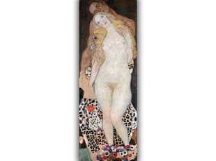 Репродукция Адам и Ева (1918), Густав Климт, 100x35 см цена и информация | Репродукции, картины | pigu.lt