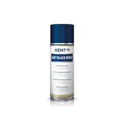 Plastikinė spalva Kent Matt Black Spray juoda, 400 ml kaina ir informacija | Autochemija | pigu.lt