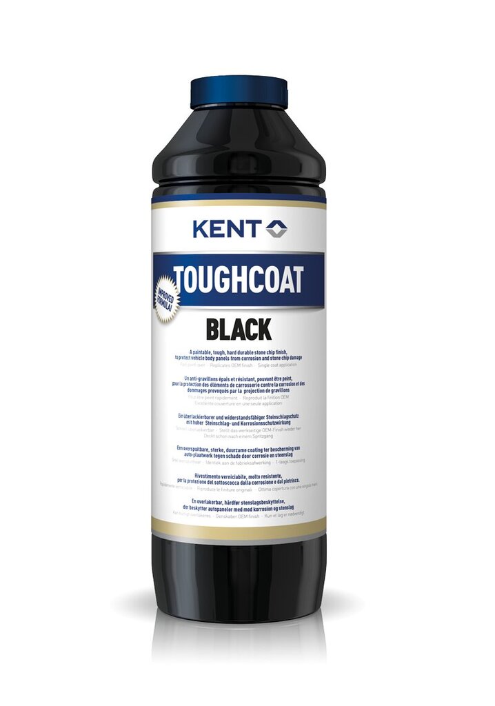 Apsauga nuo akmenų / dugno apsauga Kent Toughcoat, juoda 1L цена и информация | Autochemija | pigu.lt