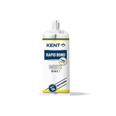 Клей белый 5 мин. Kent Rapid Bond, 50 мл (85043) цена и информация | Автохимия | pigu.lt