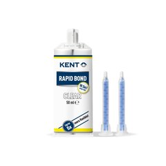 Skaidrūs klijai 90 sek. Kent Rapid Bond Clear, 50 ml kaina ir informacija | Autochemija | pigu.lt