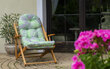 Sulankstoma medinė kėdė "Borneo", žalia kaina ir informacija | Lauko kėdės, foteliai, pufai | pigu.lt