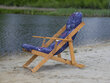 Sulankstoma medinė kėdė "Borneo", juoda, 4IQ kaina ir informacija | Lauko kėdės, foteliai, pufai | pigu.lt