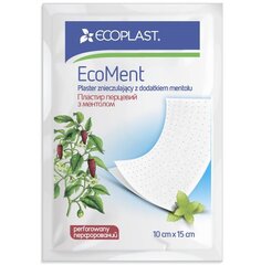 Ecoplast Пластырь перцовый с ментолом перфорированный EcoMent 10×15 см, N1 цена и информация | Первая помощь | pigu.lt