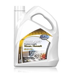 Aušinimo skystis MPM Coolant Premium Longlife -40°C Renault / Nissan Ready to Use 5L (86005CRN) цена и информация | Очищающие и охлаждающие жидкости | pigu.lt