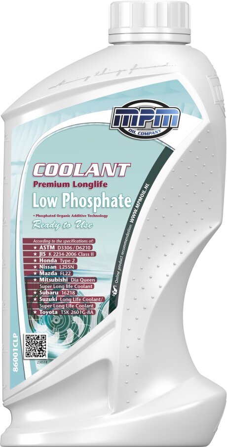 Aušinimo skystis MPM Coolant Low Phosphate -37C Ready To Use 1L (86001CLP) kaina ir informacija | Langų ir aušinimo skysčiai | pigu.lt