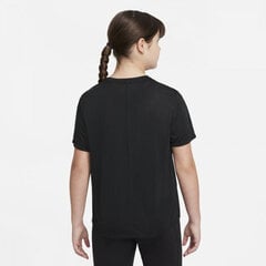 Marškinėliai moterims Nike, juodi kaina ir informacija | Sportinė apranga moterims | pigu.lt