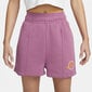 Sportiniai šortai moterims Nike Sportswear Fleece, rožiniai kaina ir informacija | Sportinė apranga moterims | pigu.lt