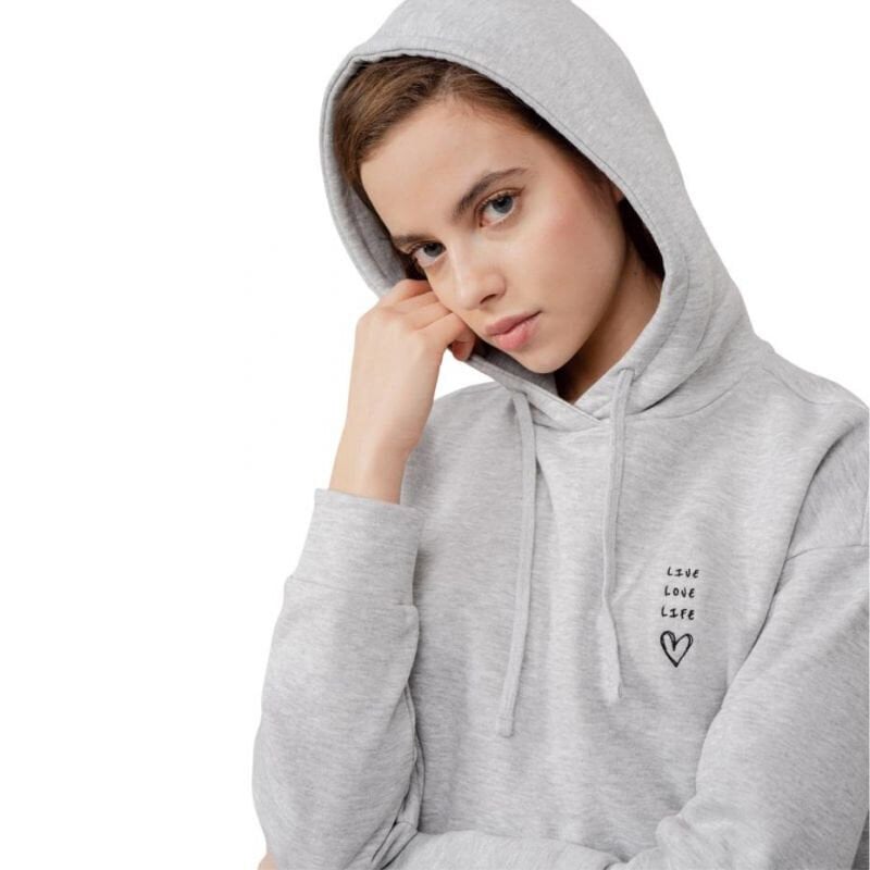 Džemperis moterims Outhorn W HOL22 BLD603, pilkas kaina ir informacija | Sportinė apranga moterims | pigu.lt