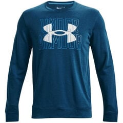 Vyriškas džemperis Under Armor UA Rival Terry Logo Crew 1370391 458, mėlynas kaina ir informacija | Sportinė apranga vyrams | pigu.lt