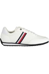 Sportiniai batai vyrams Tommy Hilfiger FM0FM04021, balti цена и информация | Кроссовки для мужчин | pigu.lt